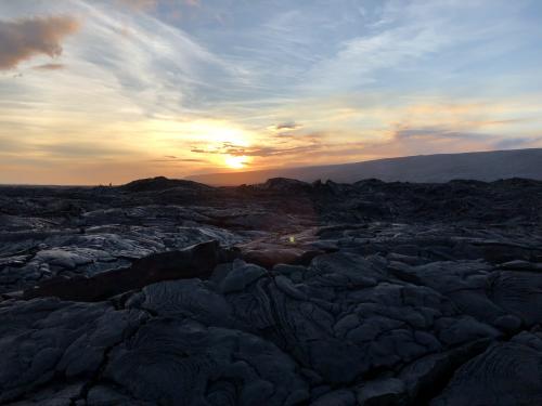 Lava viewing area Kilauea