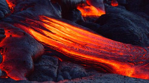Lava viewing area Kilauea