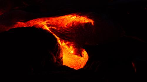 Lava viewing area Kilauea