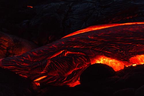 Lava viewing area Kilauea