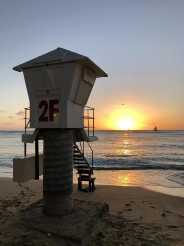 Sonnenuntergang Waikiki Beach